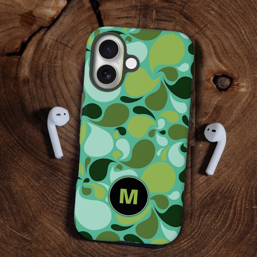 Pond Life Paisley Monogram Case-Mate iPhone Hülle