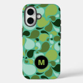Pond Life Paisley Monogram Case-Mate iPhone Hülle (Rückseite)