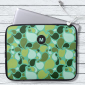 Pond Life Paisley Monogram Laptopschutzhülle