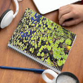 Pond Lily Pads and Reeds Floral Notebook Notizblock