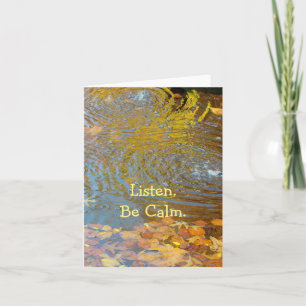 "POND LIT GOLDEN from SUNLIGHT with RIPPING AND Karte