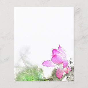 POND LOTUS l Chinese Brush Malerei Art