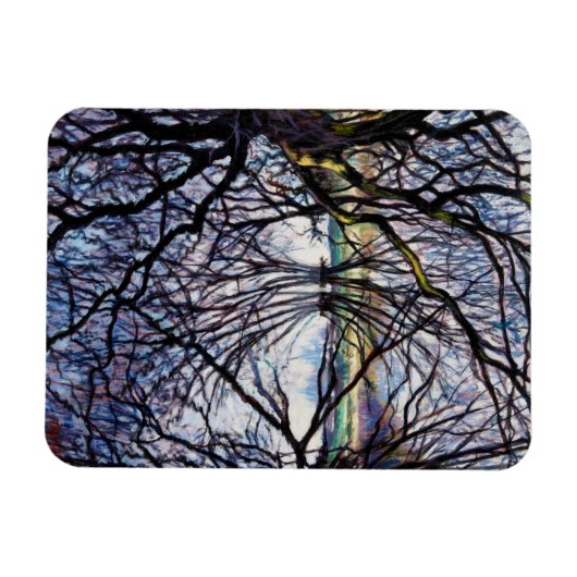 Pond Reflections 2009 Magnet (Horizontal)