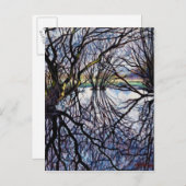 Pond Reflections 2009 Postkarte (Vorne/Hinten)