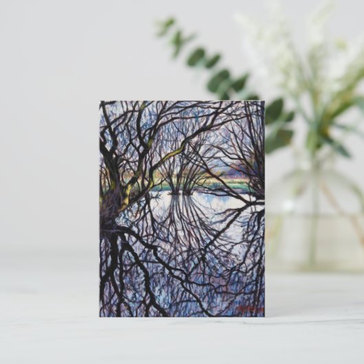 Pond Reflections 2009 Postkarte (Stehend Vorderseite)