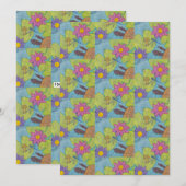 Pond Scene - Grußkarte Feiertagskarte (Vorne/Hinten)