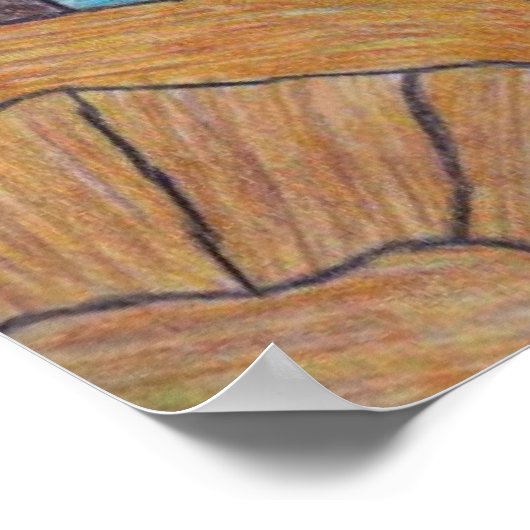 Pond Scene - Poster Print (Ecke)