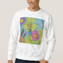 Pond Scene (weiß) - Men's Sweatshirt