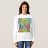 Pond Scene (weiß) - Women's Sweatshirt (Vorne ganz)