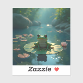 Pond Sentinel - Square Vinyl Aufkleber