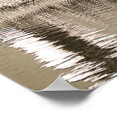 Pond Sepia Fotograf Poster (Ecke)