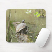 Pond Turtle Mousepad (Mit Mouse)
