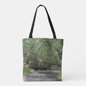 Pond under the Trees Tote Tasche (Rückseite)