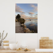 Pond Waterscape Sunset Photo Poster (Küche)