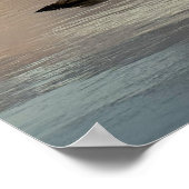 Pond Waterscape Sunset Photo Poster (Ecke)