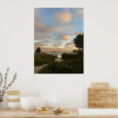 Pond Waterscape Sunset Photo Poster (Küche)