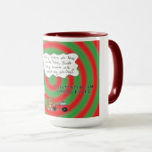 Pondering Elf Combo Tasse, 15 oz Tasse (VorderseiteRechts)