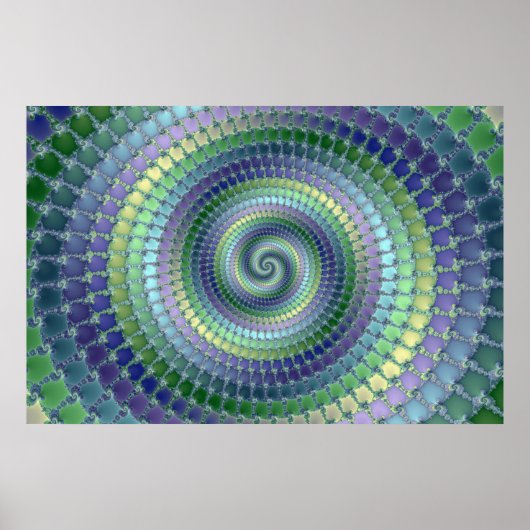 Pondering - Fraktal Poster (Vorne)