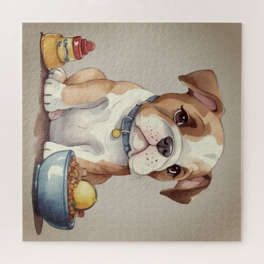 Pondering little Bulldog Puzzle (Horizontal)