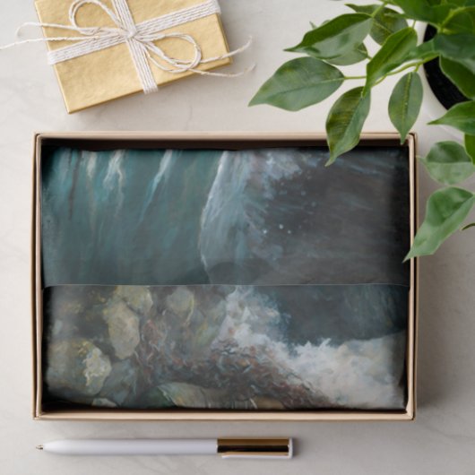 Pondering Mermaid Seidenpapier (Geschenk)