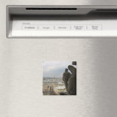 Pondering Parisian Gargoyle Magnet (In Situ (Geschirrspüler))