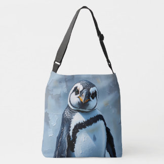 Pondering Penguin Tragetaschen Mit Langen Trägern