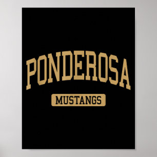 Ponderosa High School HS Parker CO Universitäts-Sp Poster