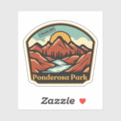 Ponderosa Park, Colorado Sticker (Blatt)
