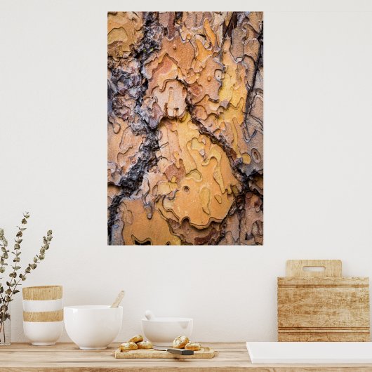 Ponderosa pine bark, Washington Poster (Küche)