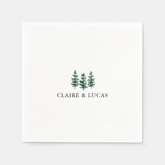 Ponderosa Pines Napkins Serviette (Vorderseite)