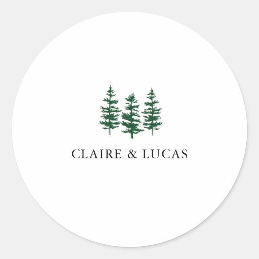 Ponderosa Pines Sticker (Vorderseite)