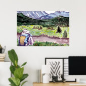 PONDEROSA SPIELT VON HARRIET DAVIDSOHN - KÜNSTLER POSTER (Heimbüro)