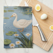 Pondseitige Ruhe Geschirrtuch (Viertel Falte)