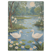 Pondseitige Ruhe Klemmbrett (Rückseite)