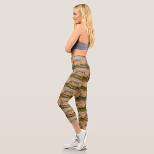 **"Pondside Fest: Ein Otter und seine Fänge"** Capri Leggings