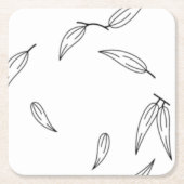 Pondweed-Familie, Vampire Gray Paper Untersetzer (Vorderseite)