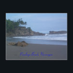 Poneloya Beach, Nicaragua Postkarte<br><div class="desc">Dieses Bild wurde in Nicaragua aufgenommen</div>