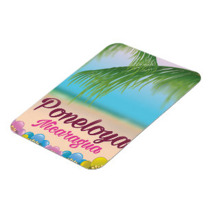 Poneloya nicaragua Strandproster Magnet