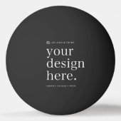 Pong Ball Ihr Design Upload Tischtennisball (Vorderseite)