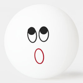 Pong-Ball mit Shock Face Ping Tischtennisball