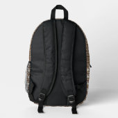Pong-Ball-Muster, Full Print Backpack Bedruckter Rucksack (Rückseite)