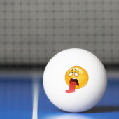 Pong Balls - Zunge Out Emoji Tischtennisball (Netto)