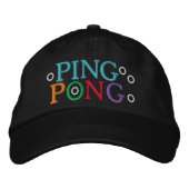 PONG BESTICKTE BASEBALLKAPPE (Vorderseite)