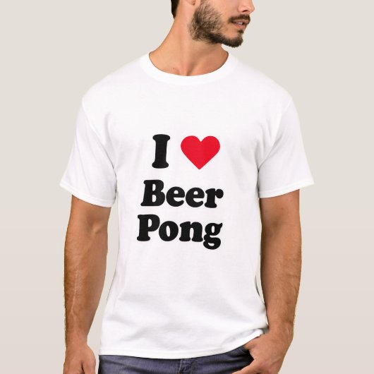 Pong Bier der Liebe I T-Shirt (Vorderseite)