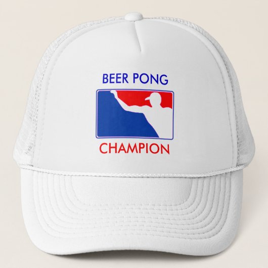 PONG, BIERPONG, CHAMPION TRUCKERKAPPE (Vorderseite)