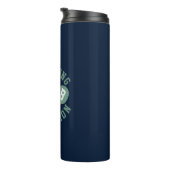 Pong Champion Sports Monogram Thermal Tumbler Thermosbecher (Nach rechts gedreht)