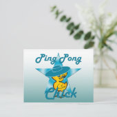 Pong Chick #7 Postkarte (Stehend Vorderseite)