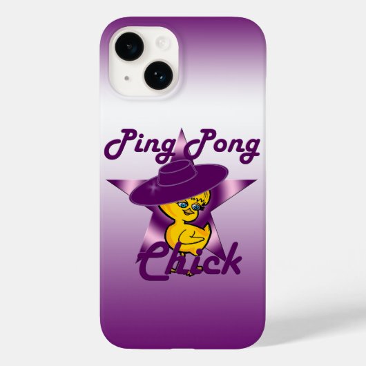 Pong Chick #9 Case-Mate iPhone Hülle (Rückseite)