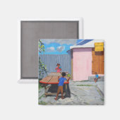 Pong De African Queen Hideaway Magnet (Vorderseite/Rückseite)