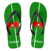 Pong Design Personalisiert Badesandalen (Fußbett)